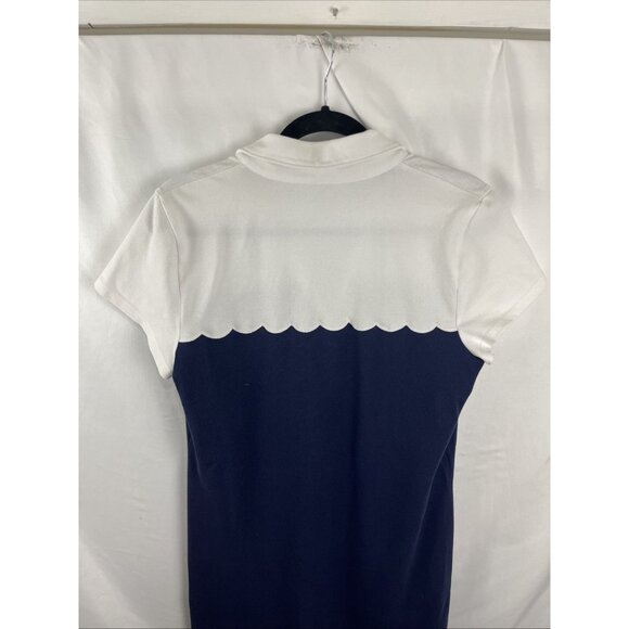 Lily Pulitzer Cotton Blue & White Nautical Golf Dress Women's Size L - Picture 8 of 11